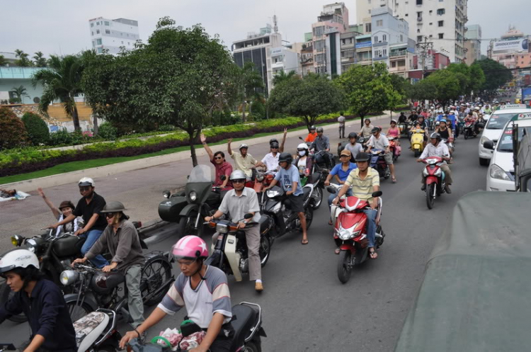 Những hình ảnh Saigon Jeep giao lưu Anh Em Saigon SideCar