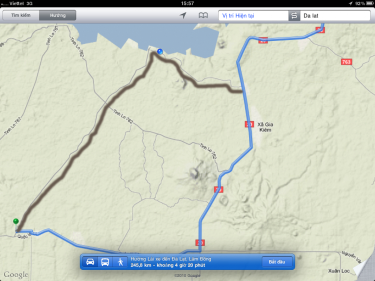 Hỏi thăm đường đi Madagui theo tỉnh lộ 768?