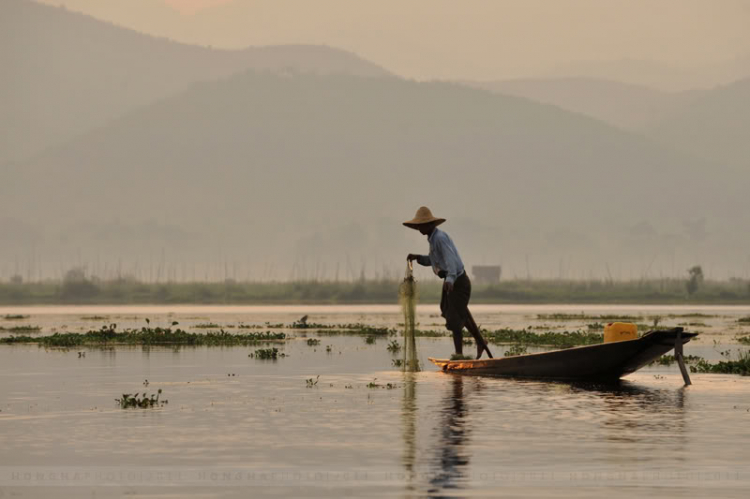 Phong cảnh thiên nhiên, cuộc sống trên hồ Inle - Myanmar