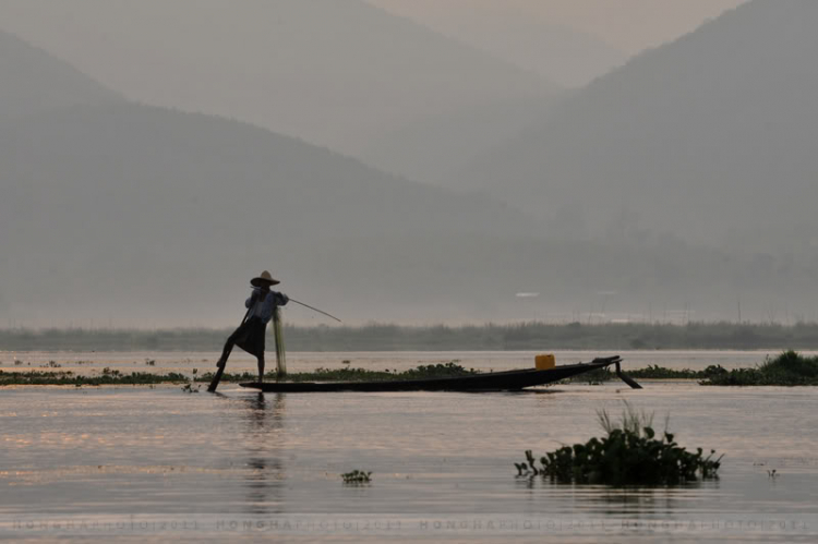 Phong cảnh thiên nhiên, cuộc sống trên hồ Inle - Myanmar
