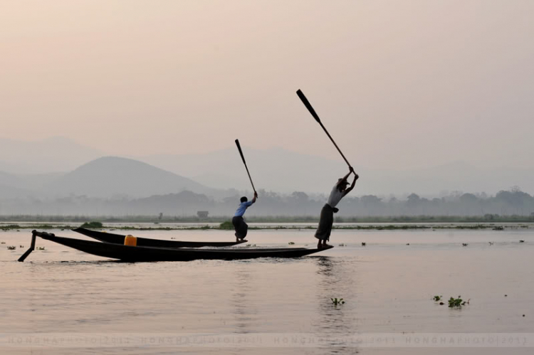 Phong cảnh thiên nhiên, cuộc sống trên hồ Inle - Myanmar