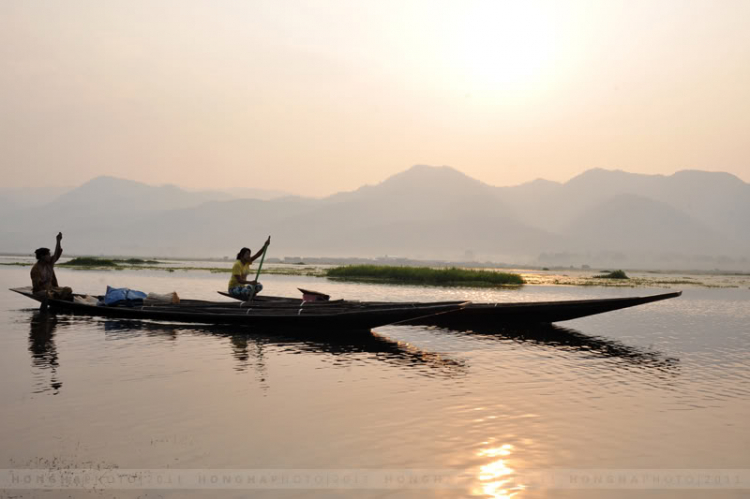 Phong cảnh thiên nhiên, cuộc sống trên hồ Inle - Myanmar