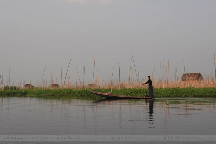 Phong cảnh thiên nhiên, cuộc sống trên hồ Inle - Myanmar