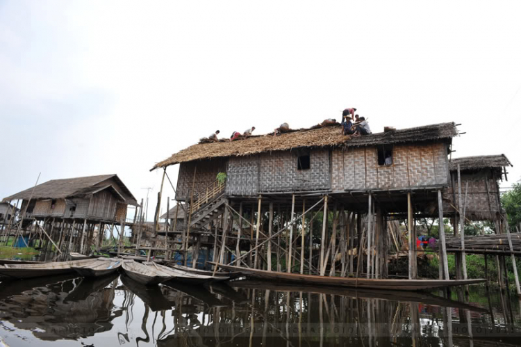 Phong cảnh thiên nhiên, cuộc sống trên hồ Inle - Myanmar