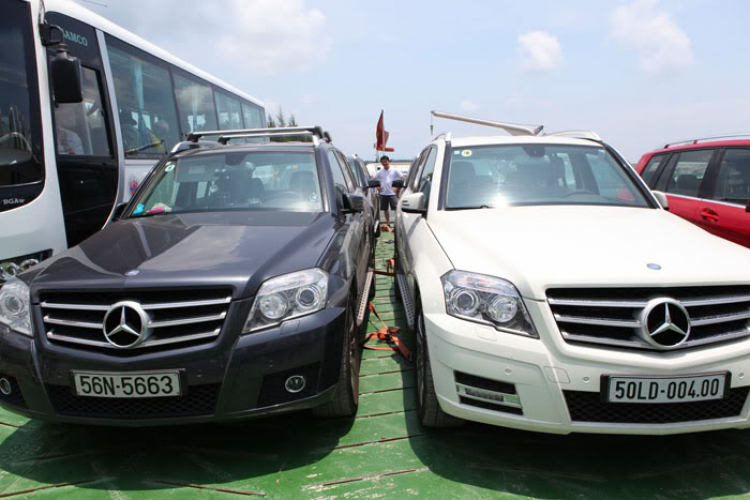 Ảnh ký sự đoàn Mercedes GLK chào đón bình minh trên đảo Phú Quốc