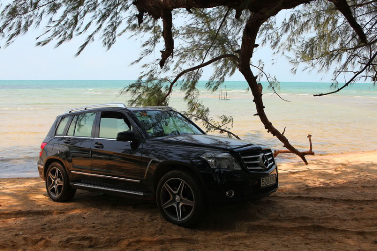 Ảnh ký sự đoàn Mercedes GLK chào đón bình minh trên đảo Phú Quốc