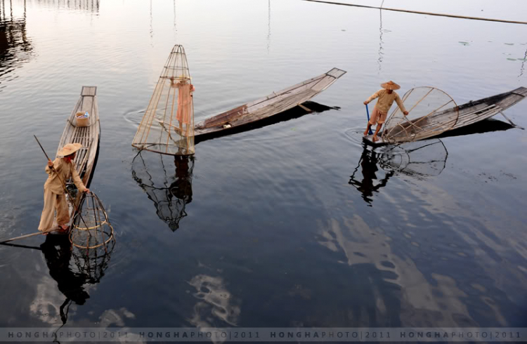 Phong cảnh thiên nhiên, cuộc sống trên hồ Inle - Myanmar