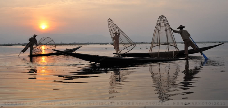 Phong cảnh thiên nhiên, cuộc sống trên hồ Inle - Myanmar