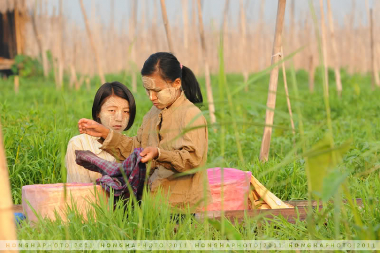 Phong cảnh thiên nhiên, cuộc sống trên hồ Inle - Myanmar