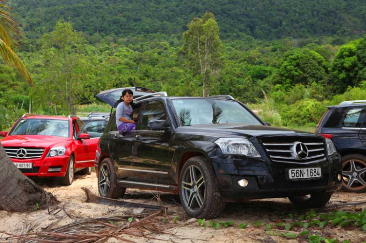 Ảnh ký sự đoàn Mercedes GLK chào đón bình minh trên đảo Phú Quốc