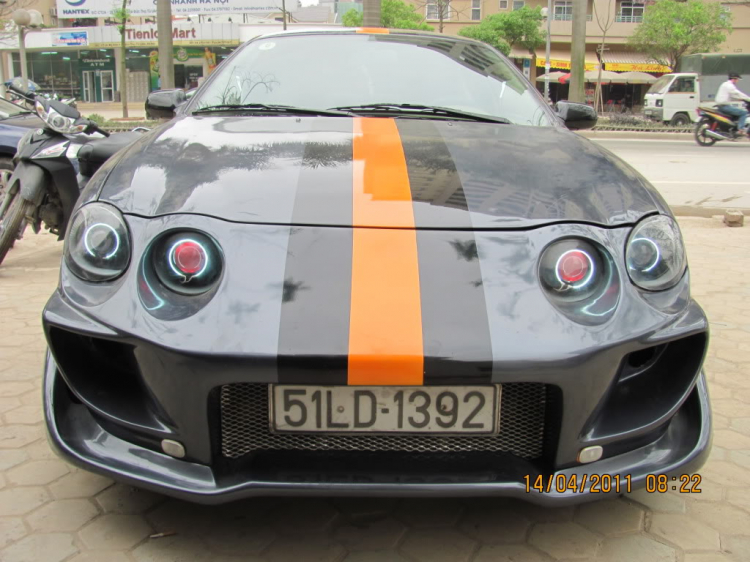 Toyota Celica của em sau khi độ body, đèn đóm