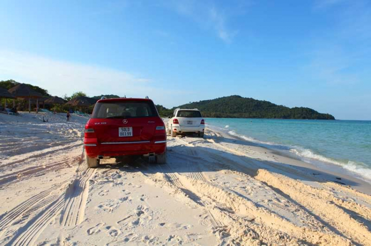 Ảnh ký sự đoàn Mercedes GLK chào đón bình minh trên đảo Phú Quốc