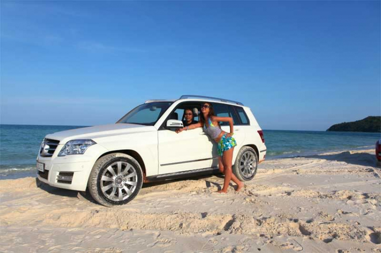 Ảnh ký sự đoàn Mercedes GLK chào đón bình minh trên đảo Phú Quốc