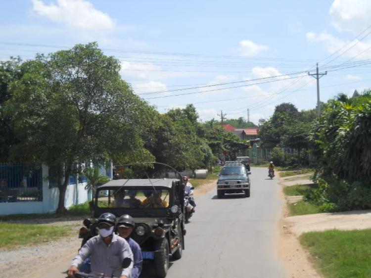 HÌNH ẢNH SAIGONJEEP VÀ SIDECAR OFFROAD TẠI NHƠN TRẠCH 30/04/2011