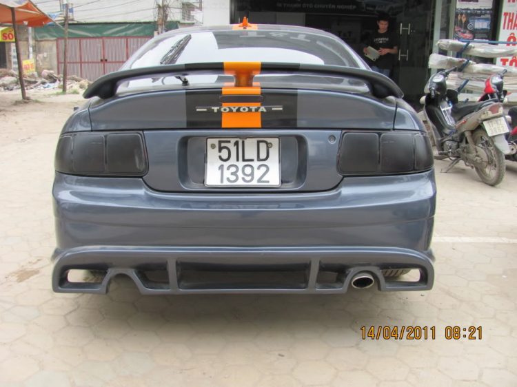 Toyota Celica của em sau khi độ body, đèn đóm