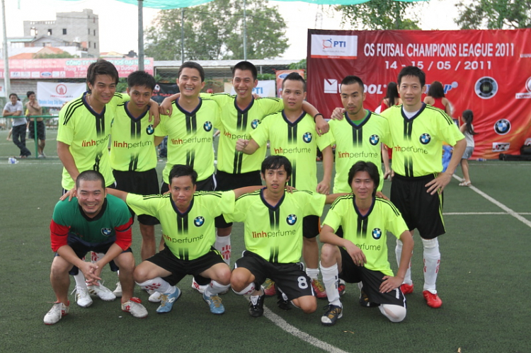 Chúc mừng đội BFC vô định giải OS Futsal Champions League 2011