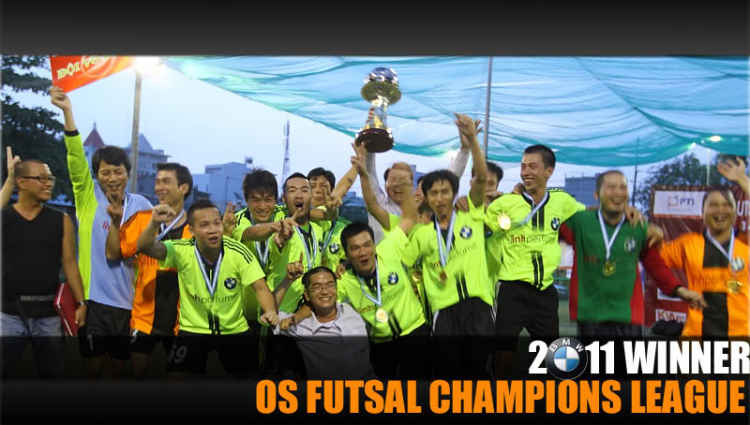 Chúc mừng đội BFC vô định giải OS Futsal Champions League 2011