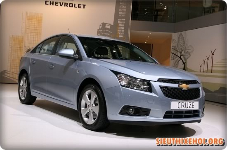 Giới thiệu và thông số xe Chevrolet Cruze LS, LT,LTZ box quảng cáo.