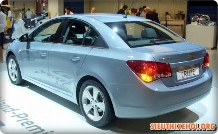 Giới thiệu và thông số xe Chevrolet Cruze LS, LT,LTZ box quảng cáo.