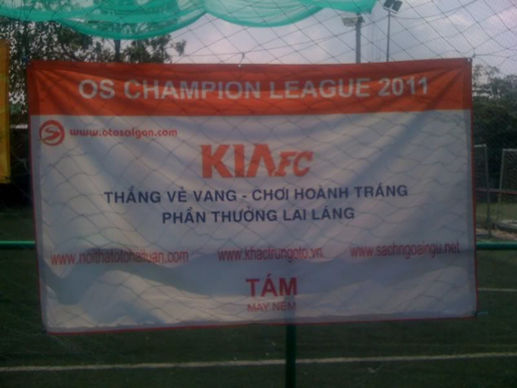 Hình ảnh đội bóng KIAFC tham gia giải OS Football 2011! Hình ảnh đội bóng KIAFC tham gia giải OS Football 2011!