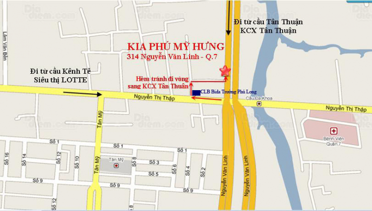 Hỏi về showroom Kia .