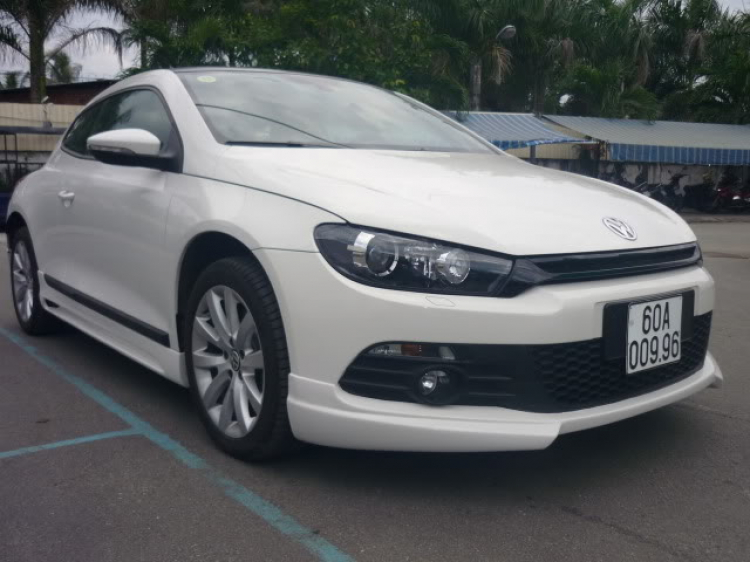 Scirocco đã lắp bodykit rồi này