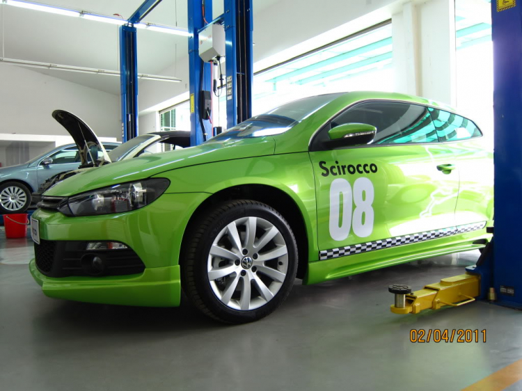 Hình ảnh Volkswagen SCIROCCO sau khi độ nè Hình ảnh Volkswagen SCIROCCO sau khi độ nè
