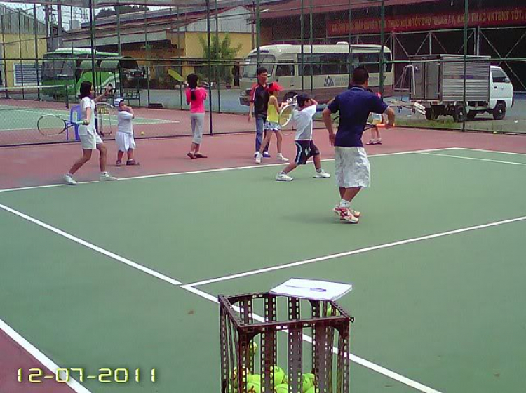 Tập tennis trẻ em..miễn phí..