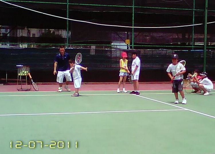 Tập tennis trẻ em..miễn phí..