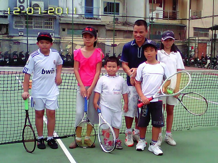 Tập tennis trẻ em..miễn phí..