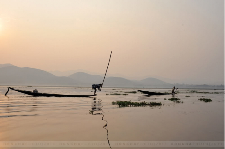 Phong cảnh thiên nhiên, cuộc sống trên hồ Inle - Myanmar