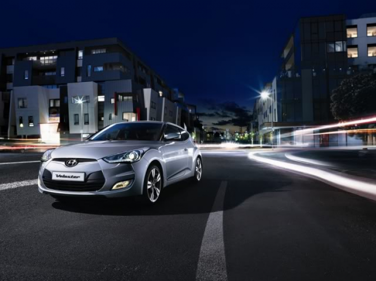 Hyundai Veloster đã về đến Hyundai Tiên Phong