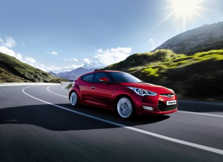 Hyundai Veloster đã về đến Hyundai Tiên Phong