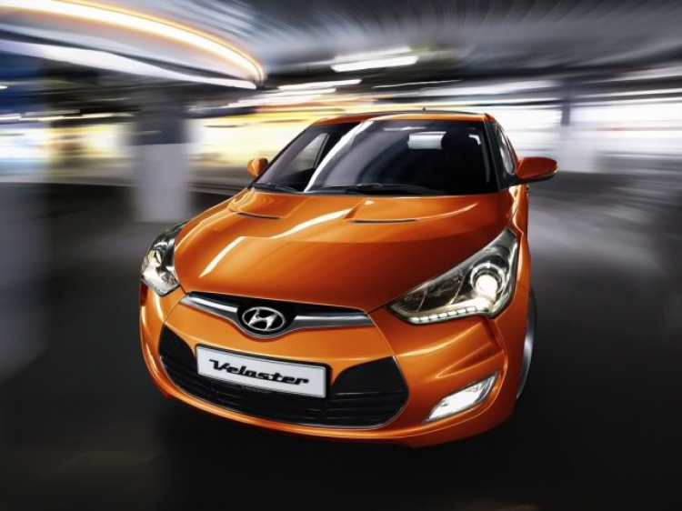 Hyundai Veloster đã về đến Hyundai Tiên Phong