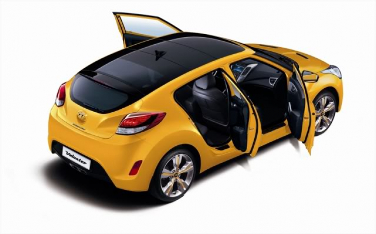 Hyundai Veloster đã về đến Hyundai Tiên Phong