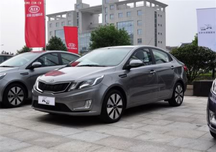 Kia K2 tại Triển lãm Ôtô Thượng Hải 2011