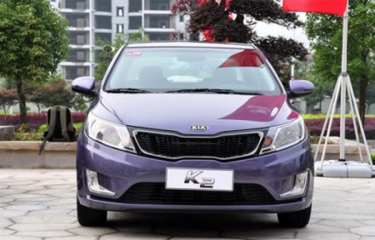 Kia K2 tại Triển lãm Ôtô Thượng Hải 2011