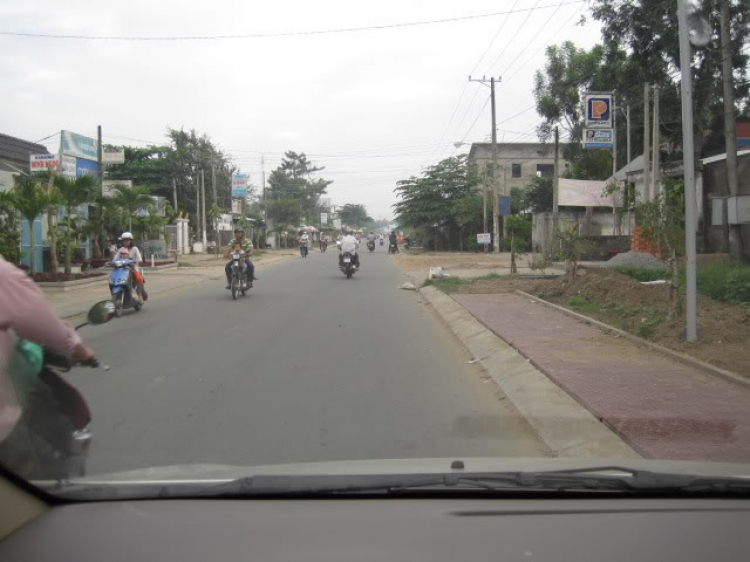 Đường Trà Vinh - phà Cổ Chiên (qua ảnh)