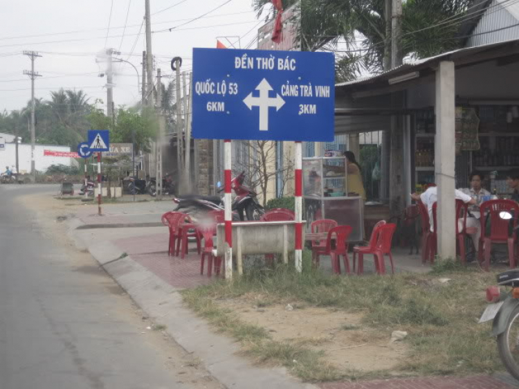 Đường Trà Vinh - phà Cổ Chiên (qua ảnh)