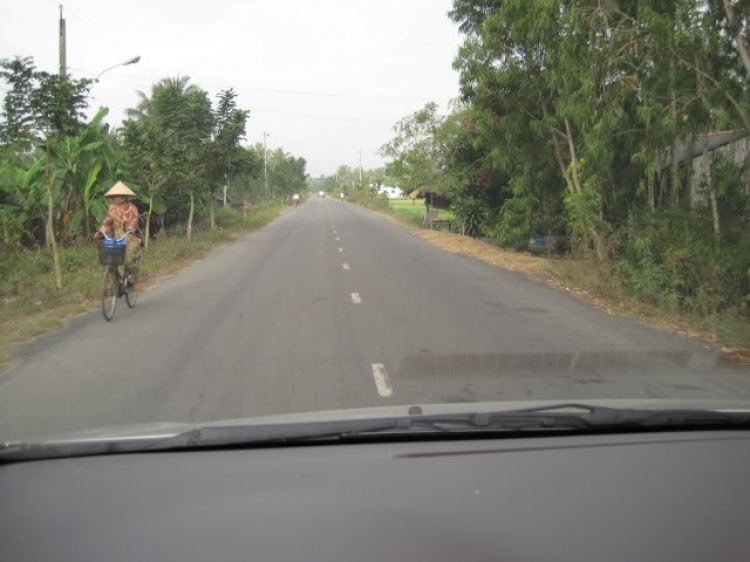 Đường Trà Vinh - phà Cổ Chiên (qua ảnh)