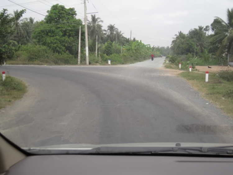 Đường Trà Vinh - phà Cổ Chiên (qua ảnh)