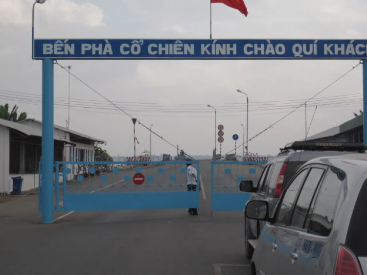 Đường Trà Vinh - phà Cổ Chiên (qua ảnh)