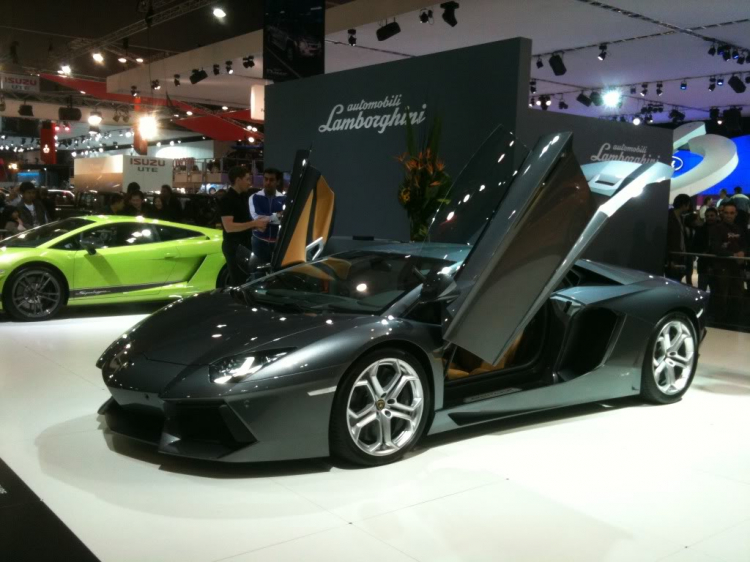 Lamborghini Aventador ở Melbourne MotorShow 2011