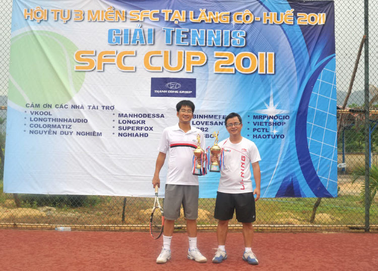 Hình ảnh giải Tennis SFC CUP 2011 - Hội tụ 3 miền SFC tại Lăng Cô Huế Hình ảnh giải Tennis SFC CUP 2011 - Hội tụ 3 miền SFC tại Lăng Cô Huế