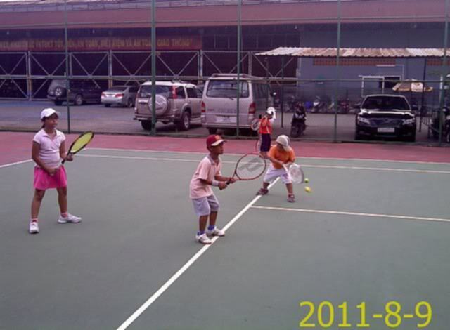 Tập tennis trẻ em..miễn phí..