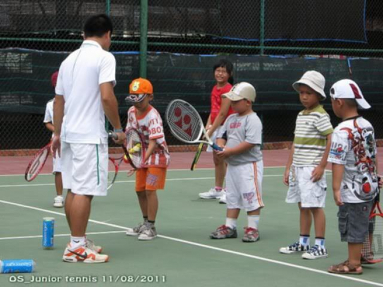 Tập tennis trẻ em..miễn phí..