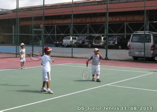 Tập tennis trẻ em..miễn phí..