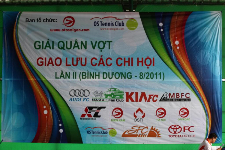 HÌNH ẢNH THI ĐẤU GIẢI TENNIS GIAO LƯU CÁC CHI HỘI OS LẦN II – BÌNH DƯƠNG 14/08/2011