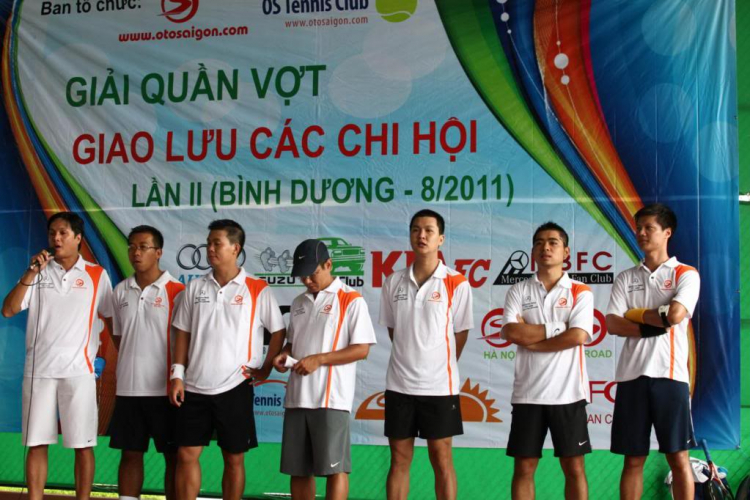 HÌNH ẢNH THI ĐẤU GIẢI TENNIS GIAO LƯU CÁC CHI HỘI OS LẦN II – BÌNH DƯƠNG 14/08/2011