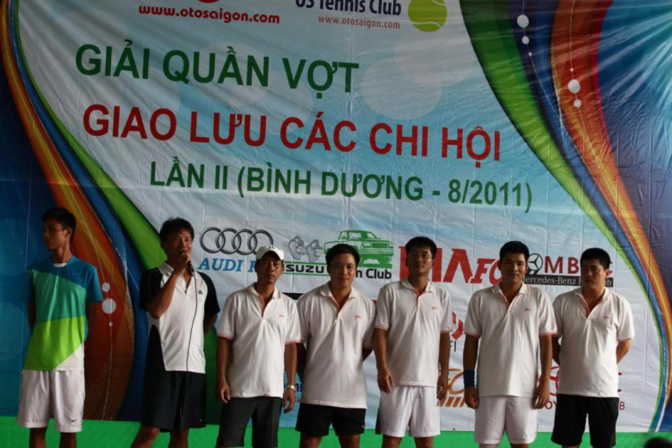 HÌNH ẢNH THI ĐẤU GIẢI TENNIS GIAO LƯU CÁC CHI HỘI OS LẦN II – BÌNH DƯƠNG 14/08/2011